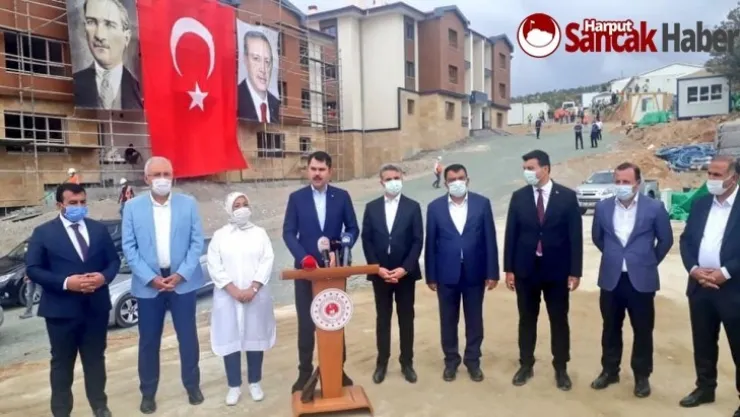 Bakan Kurum, deprem bölgelerinde incelemelerde bulundu
