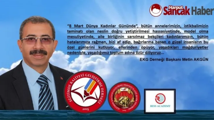 Başkan AKGÜN'den '8 Mart Dünya Kadınlar Günü' Basın Açıklaması,