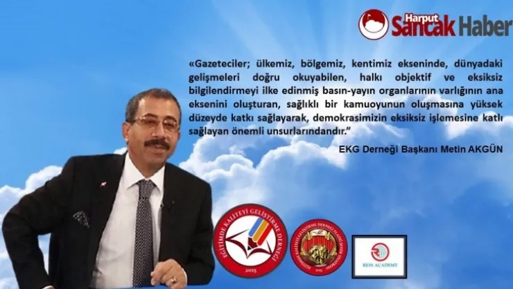 Başkan AKGÜN'den 'Çalışan Gazeteciler Günü' Basın Açıklaması,