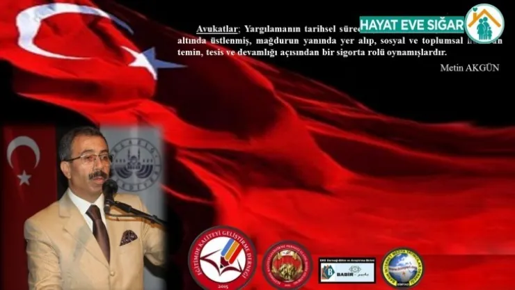 Başkan Akgün'den 5 Nisan 'Avukatlar Günü' basın açıklaması.
