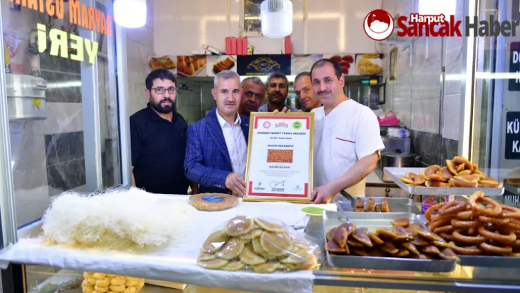 Başkan Çınar, Malatya Yassı Kadayıfının Coğrafi İşaret Tescil Belgesini Aldık, Hâyırlı Olsun