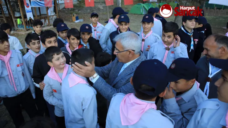 Başkan Güder'den İzcilere Sürpriz Ziyaret
