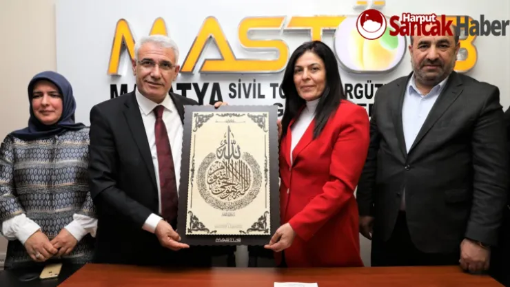 Başkan Güder'den Mastöb Başkanına Hayırlı Olsun Ziyareti