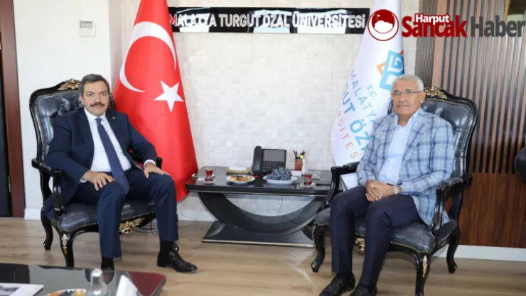 Başkan Güder'den Rektör Bentli'ye Hayırlı Olsun Ziyareti