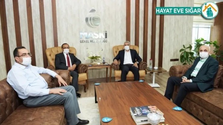 Başkan Güder Ve Karataş Yatırımları Görüştü