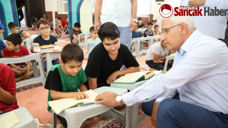 Başkan Güder, Yaz Kur'an Kursu Öğrencilerini Ziyaret Etti