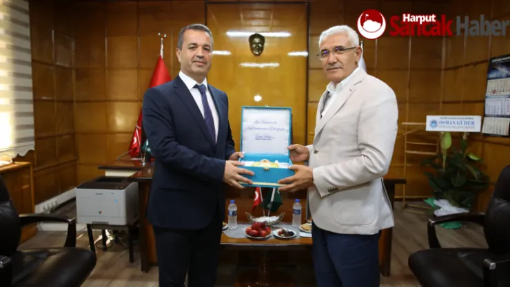Başkan Güder Yeni Kurum Müdürlerine Hayırlı Olsun Ziyaretinde Bulundu