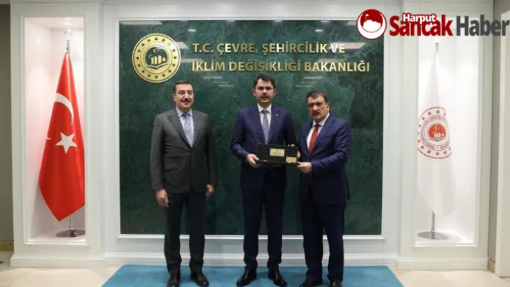 Başkan Gürkan, Ankara'da Bakan Kurum İle Bir Araya Geldi
