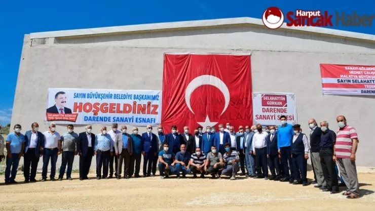 Başkan GÜRKAN, Darende Sanayi Sitesi Esnaflarıyla Bir Araya Geldi.