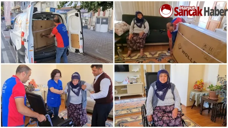 Başkan Gürkan, Engelli vatandaşın tekerlekli sandalye talebini geri çevirmedi.