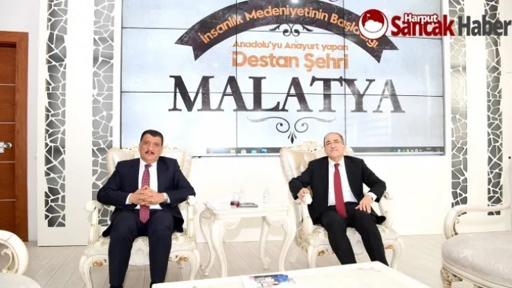 Başkan Gürkan'ı ziyaret eden Milli Savunma Bakan Yardımcısı Alpay,