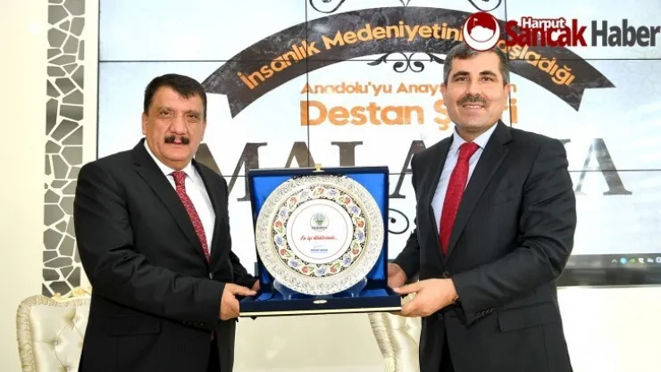Başkan Gürkan, Muş Belediye Başkanı Asya'yı Malatya'da Ağırladı