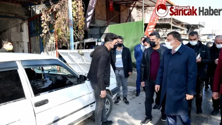 Başkan Gürkan Sanayi Sitesini Ziyaret Etti