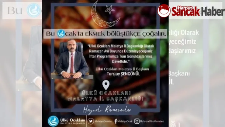 Başkan Şengönül, 'Bu Ocakta Ekmek Bölüştükçe Çoğalır'