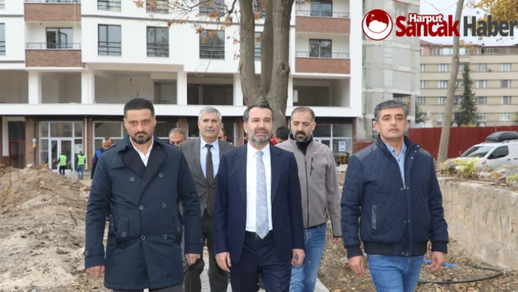 Başkan Şerifoğulları, İnşa Çalışmaları Devam Eden Zabıta Karakolu ve Cemiloğlu Parkı'nda İncelemelerde Bulundu