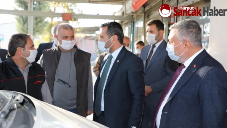 Başkan Şerifoğulları, Sanayi Sitesi Esnafını Ziyaret Etti