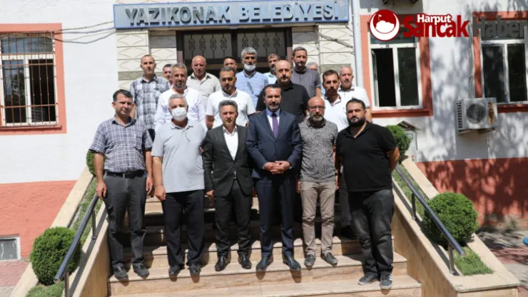 Başkan Şerifoğulları, Yazıkonak Beldesi'ni Ziyaret Etti