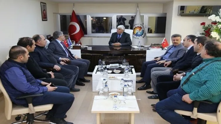 Başkan Yanılmaz ve Başkan Gürgöze, Ziyaretlerini Sürdürüyor