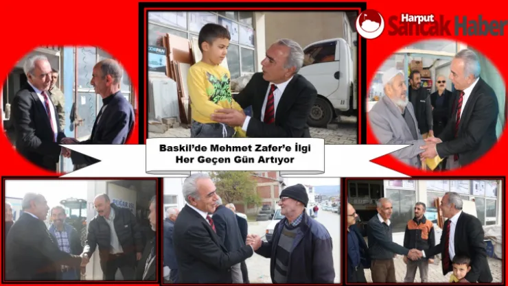 Baskil'de Mehmet Zafer'e İlgi Her Geçen Gün Artıyor