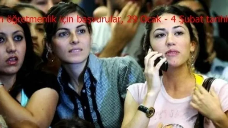 Başvurular 29 Ocak'ta başlıyor