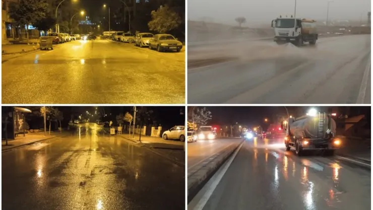 Battalgazi Belediyesi Cadde ve Sokakları Tertemiz Hale Getiriyor