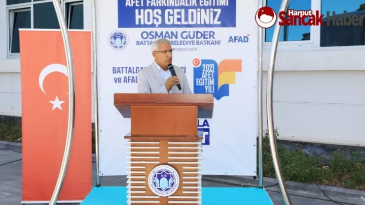 Battalgazi Belediyesi Önünde Afet Eğitim Çadırı Kuruldu