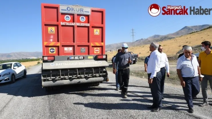 Battalgazi Belediyesi Soğuk Asfalt Üretim Ve Serim Tesisi Kurdu