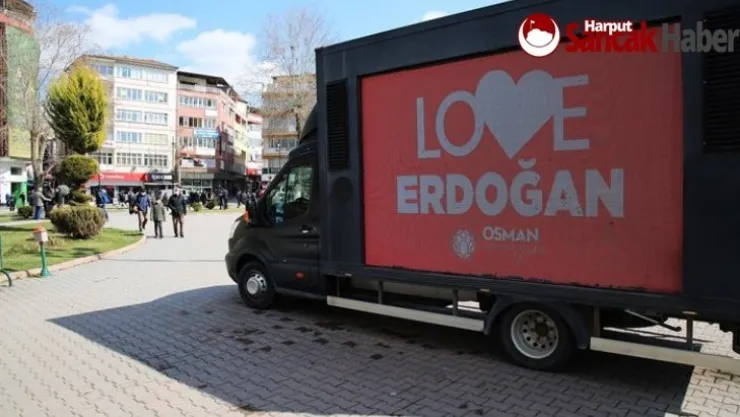 Battalgazi'de Canımız Erdoğan Görseli Büyük İlgi Gördü