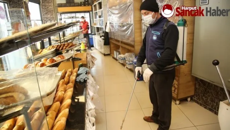 Battalgazi'de Köşe Bucak Dezenfekte Ediliyor