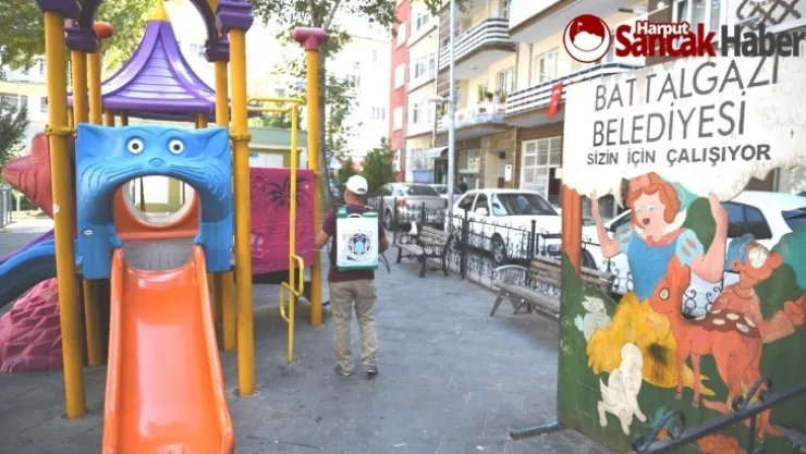 Battalgazi'de Parklar Temiz ve Bakımlı