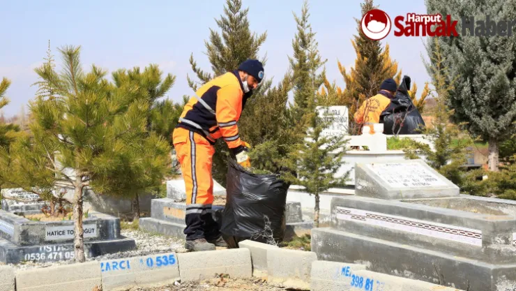 Battalgazi'deki Mezarlıklarda Ramazan Ayı Temizliği