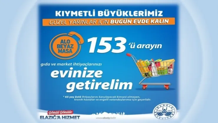 Belediye'den Kimsesi Olmayan Vatandaşlar İçin Alışveriş Hizmeti