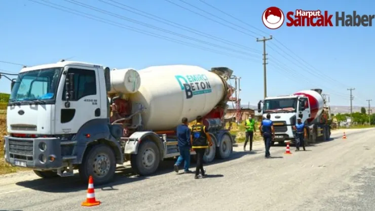 Beton Mikserlerine Yönelik Denetimler Devam Ediyor