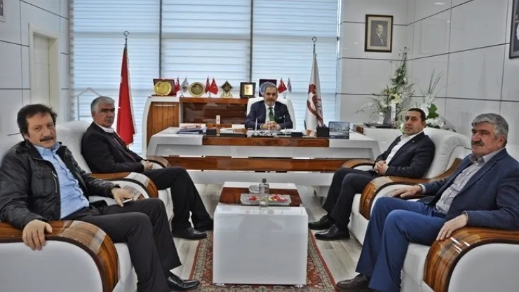 BİNGÖL TSO BAŞKANI AYAS ELAZIĞ TSO'YU ZİYARET ETTİ