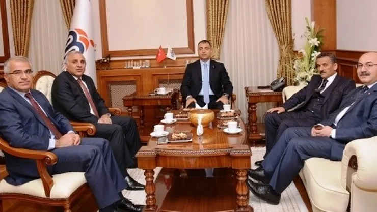 Bölge Valileri Vali Toprak'ı Makamında Ziyaret Etti