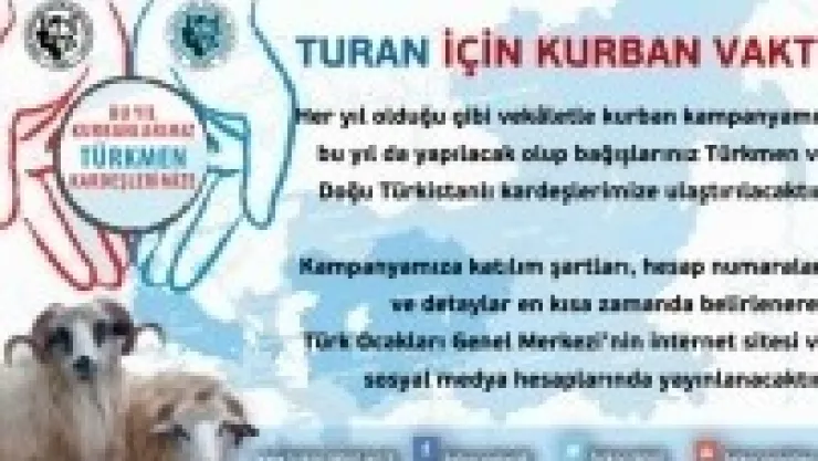 Bu Yıl Da Kurbanlarınız Türk Dünyası İçin Kesilsin