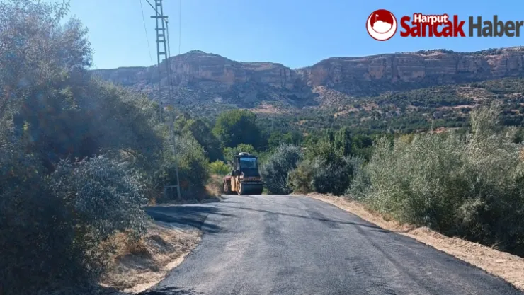 Büyükşehir Belediyesi Akçadağ'a 20 Kilometre Asfalt Serimi Yaptı