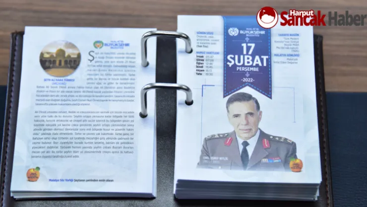 Büyükşehir Belediyesinden Malatya'ya Özel 2022 Takvimi