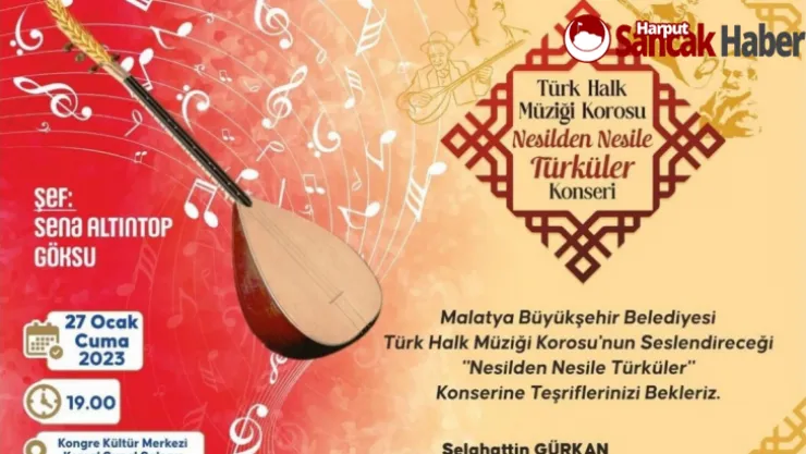 Büyükşehir Belediyesinden 'Nesilden Nesile Türküler' Konseri