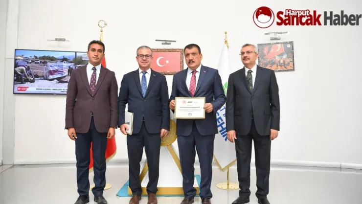 Büyükşehir Belediyesine İçişleri Bakanlığı Tarafından Teşekkür Belgesi Gönderildi