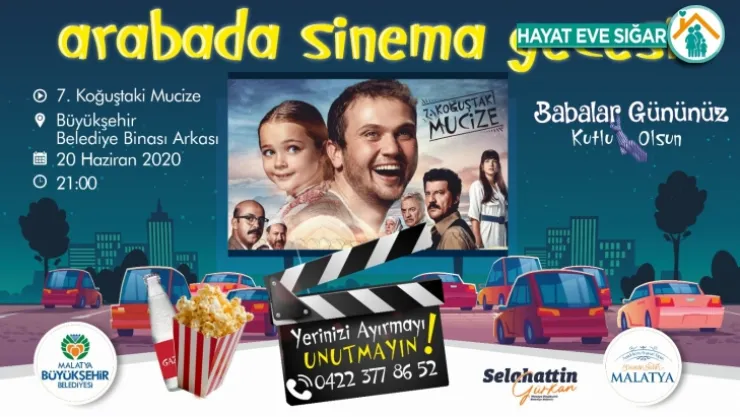 Büyükşehir'den  Otomobil Sineması