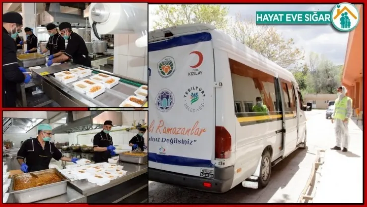 Büyükşehir, İftar Yemeğini Evlere Ulaştırıyor