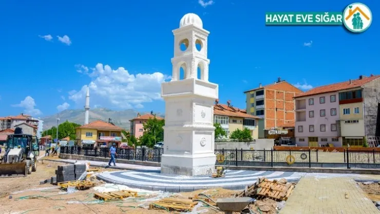 Büyükşehir yapıyor Doğanşehir meydanına kavuşuyor