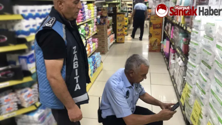 Büyükşehir Zabıta Ekiplerinden Market Denetimi