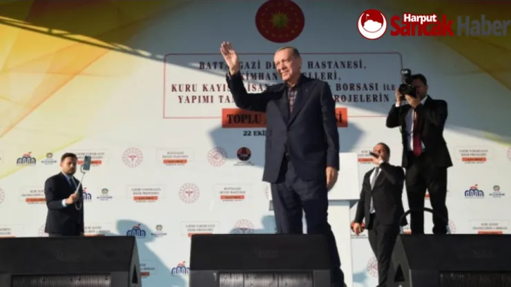 Cumhurbaşkanı Recep Tayyip Erdoğan, 'Malatya bizi yola çıktığımız günden bugüne hiç yalnız bırakmadı'