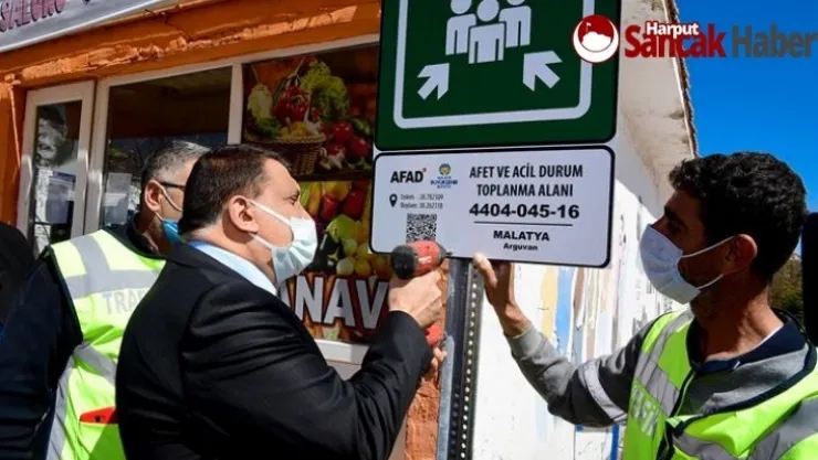 Doğal Afet ve Acil Durumlar İçin Toplanma Alanları İşaretleniyor