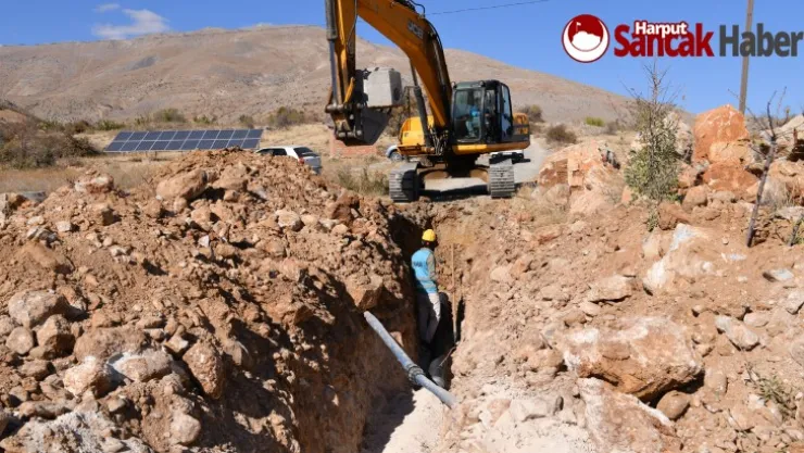 Doğanşehir'de İki Mahalleye 7 Bin 900 Metre Kanalizasyon Hattı