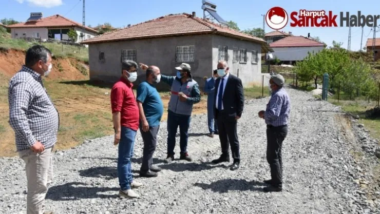 Doğanşehir'de Yol Çalışmaları Hız Kesmiyor