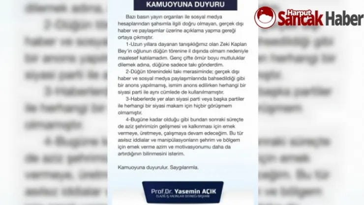 Düğünde Milletvekili Adayımız Anonsu Heyecan Yarattı