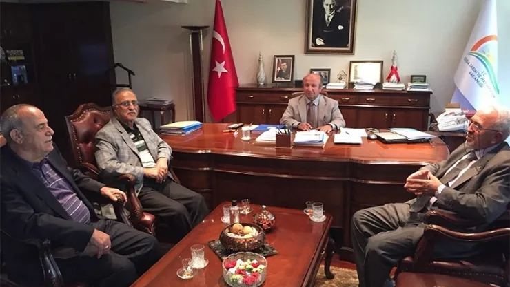 DUMANDAĞ BAKAN YARDIMCISI KUTBETTİN ARZU'YA BESİCİLERİN SORUNLARINI İLETTİ.